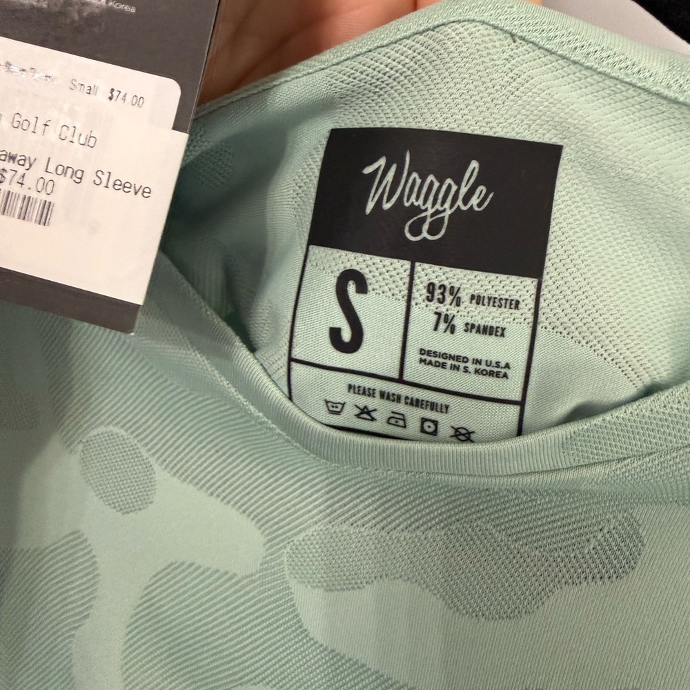 Waggle Fly Away Mint Camo Long Sleeve - Picture 3 of 6